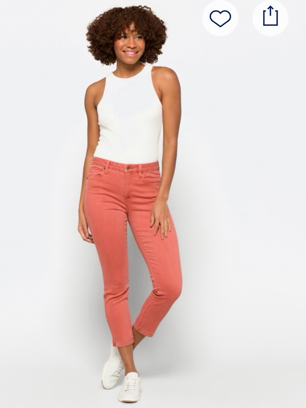 Women’s Pink Straight-Leg Jean